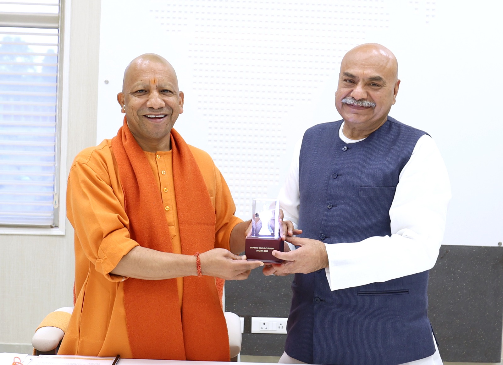 Yogi Adityanath extended his best wishes and success for the Kho Kho World Cup India 2025