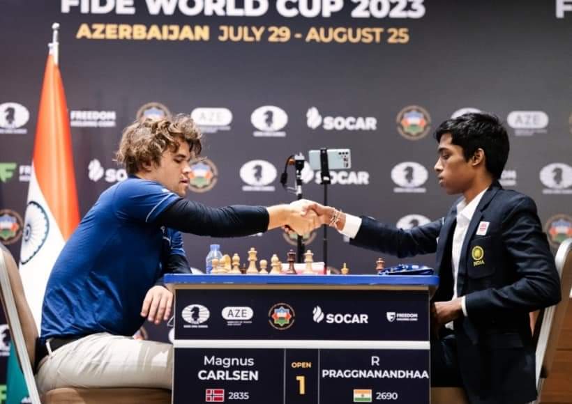 Chess World Cup 2023 Final: Carlsen trumps Praggnanandhaa in tie