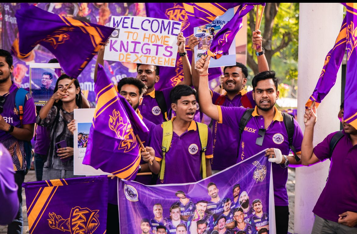 Knight Riders arrive in Kolkata ahead of TATA IPL 2025