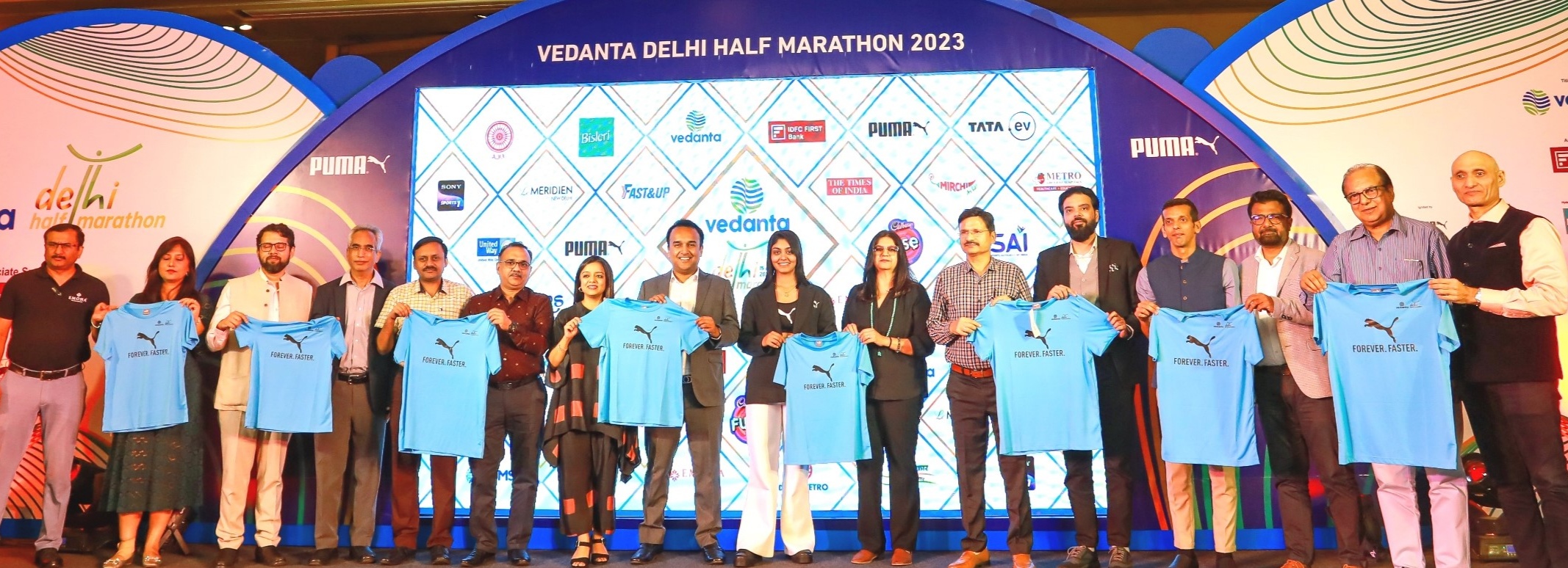 Harleen Deol Unveils the Exclusive Vedanta Delhi Half Marathon Race Day Tee