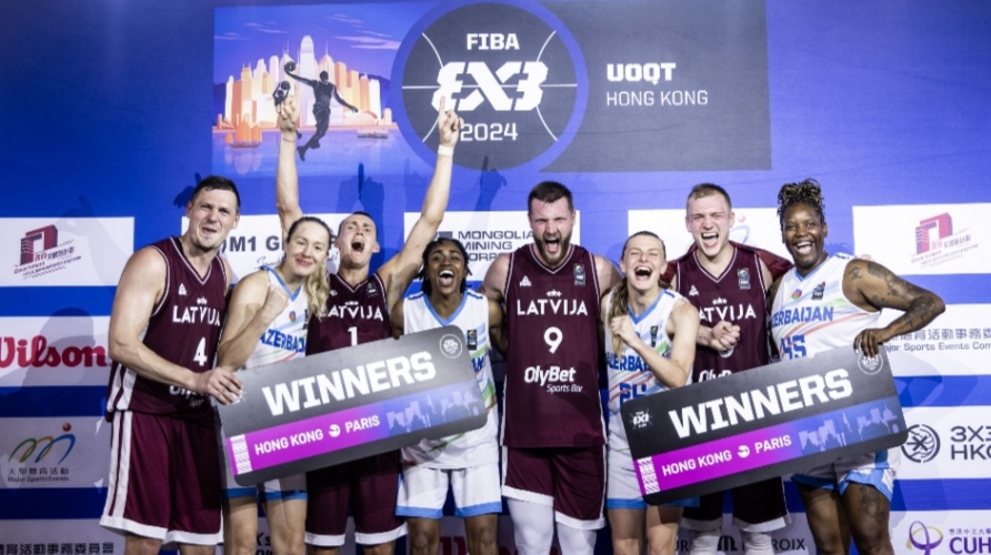 Latvia and Azerbaijan's win in FIBA 3x3 Universality Olympic Qualifying Tournament 1 is enough to qualify for Paris Olympics