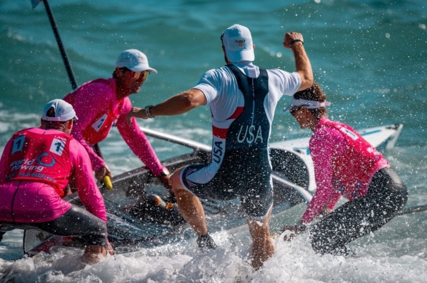 USA tops the medal table at the 2024 World Rowing Beach Sprint Finals