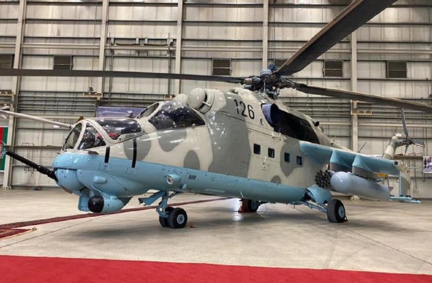India handed over two more gunship helicopters to Afghan Air Force