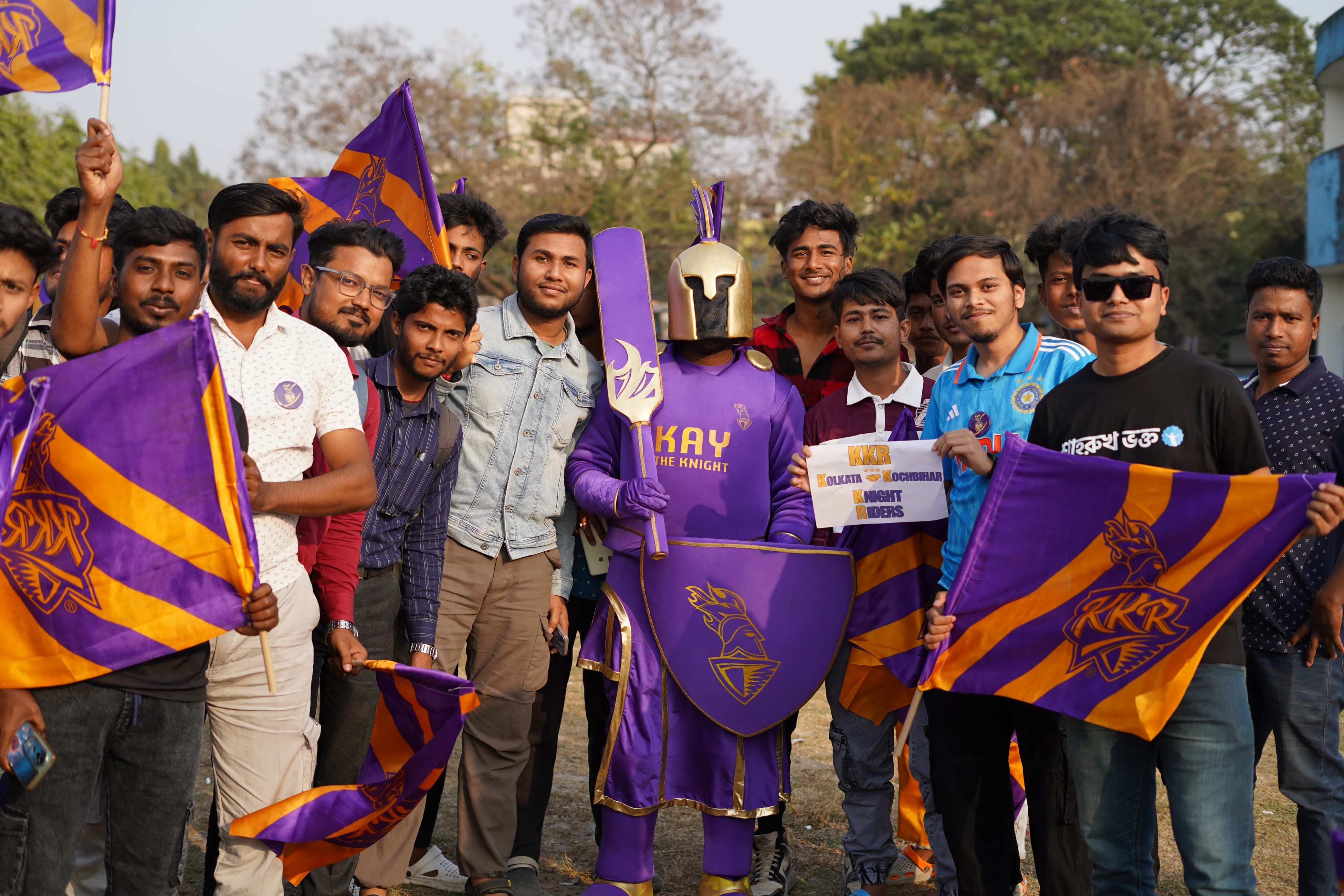 KKR's landmark IPL 2024 Trophy Tour reaches Cooch Behar