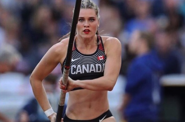 Vaulter canadian pole Canadian Olympic