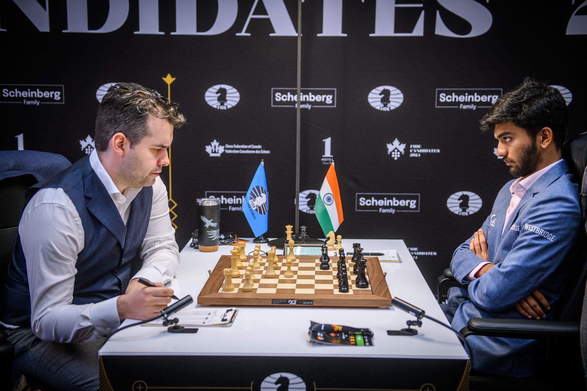 Two Co-Leaders in Both Tournaments Going into the Third Rest Day in FIDE Candidates