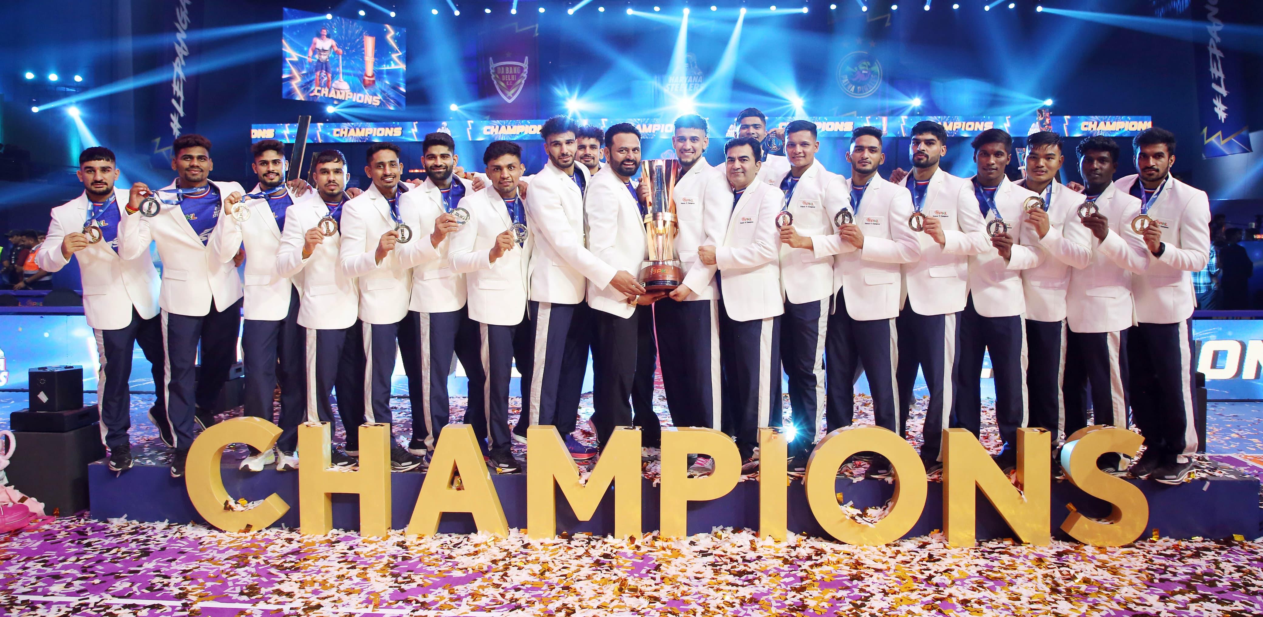 Pro Kabaddi League Champions Haryana Steelers organize Victory Parade with home fans