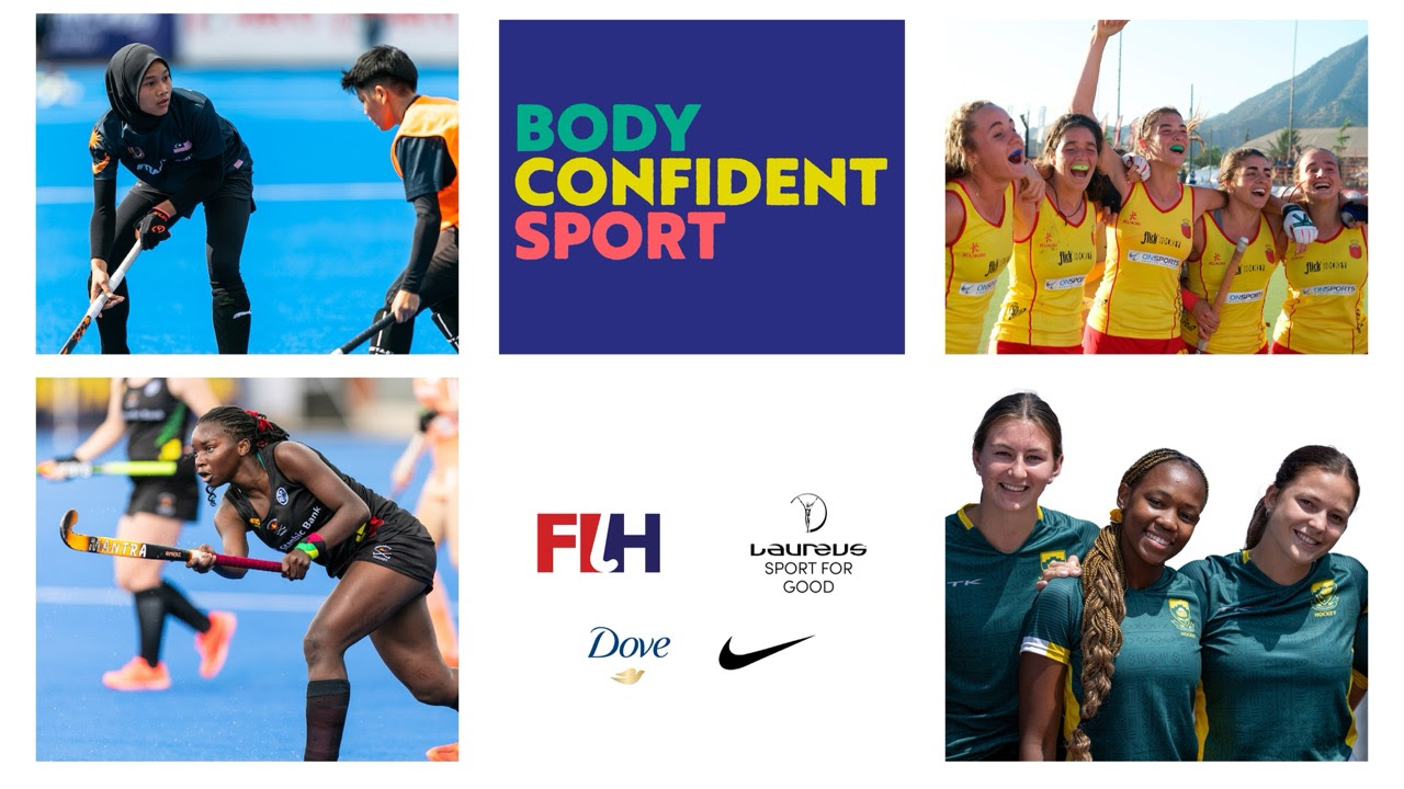 FIH joins Laureus Sport for Good to help change the sport experience for girls through Body Confident Sport coaching tool co-created by Nike and Dove