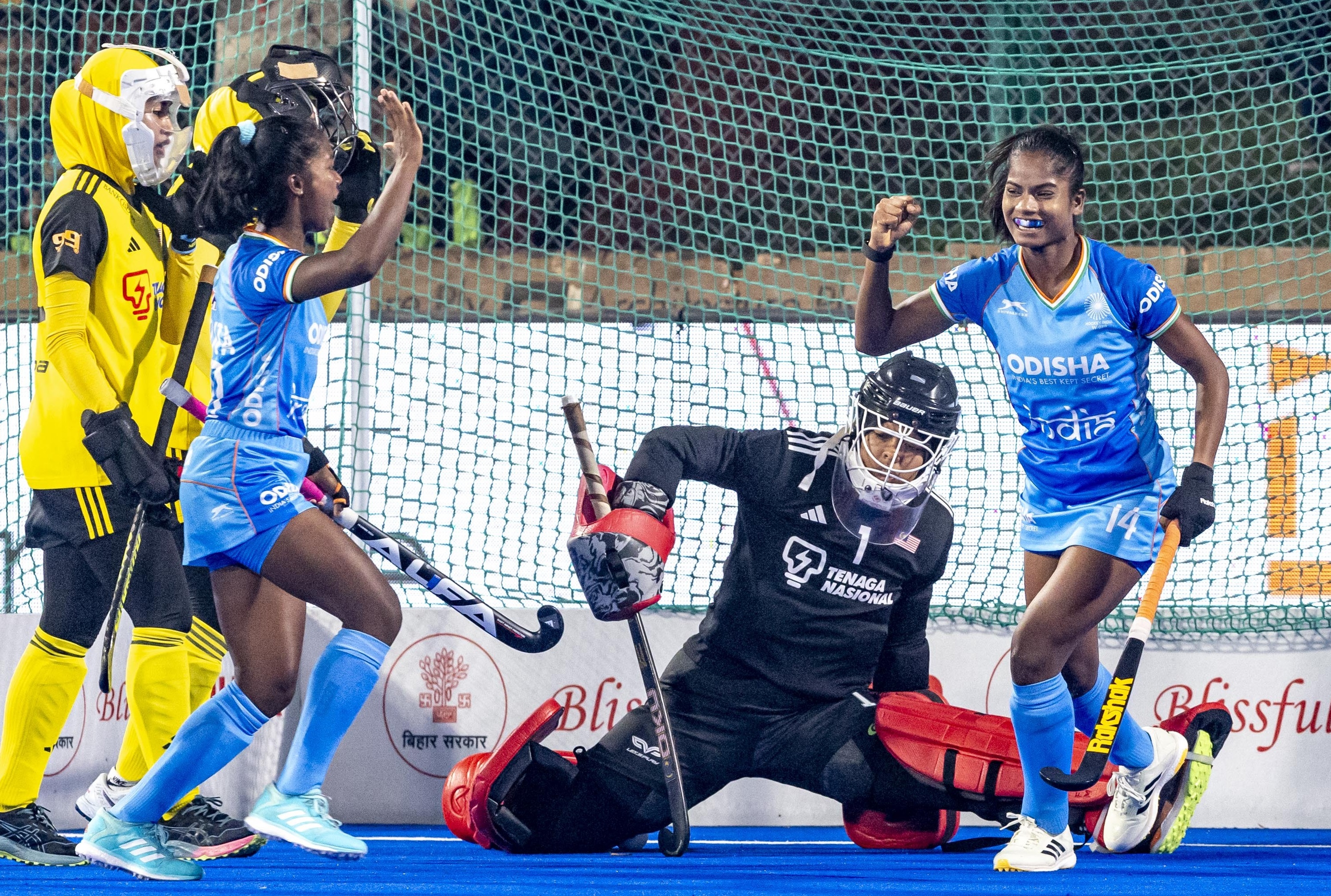 India register 4-0 victory against Malaysia in Bihar Women’s Asian Champions Trophy Rajgir 2024