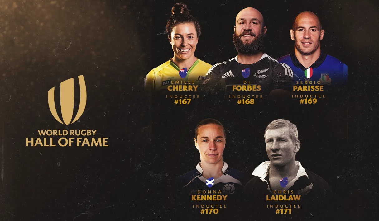 World Rugby Hall of Fame to recognise five legends of the game