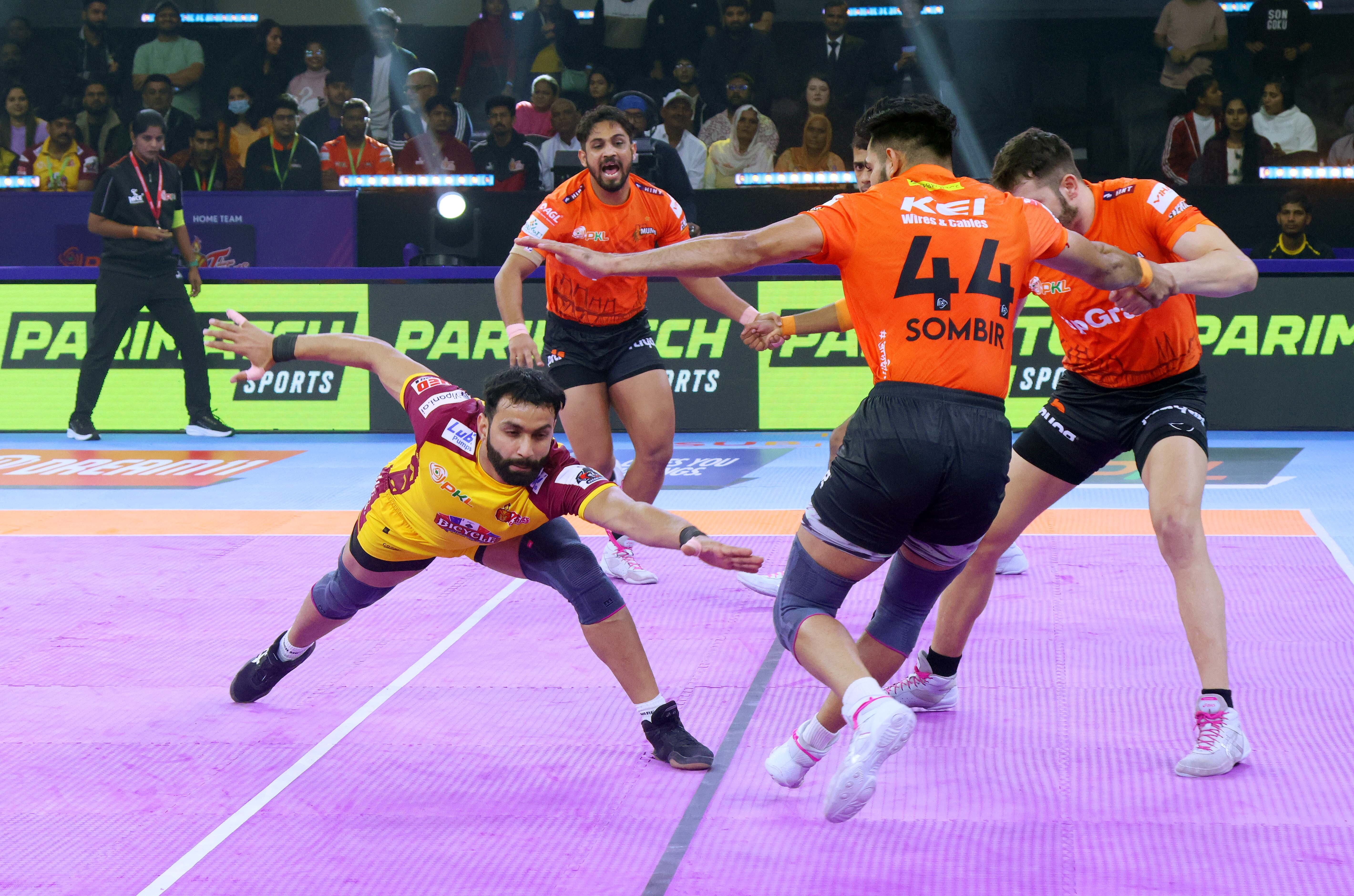 Telugu Titans get the better of U Mumba in a nail-biting contest