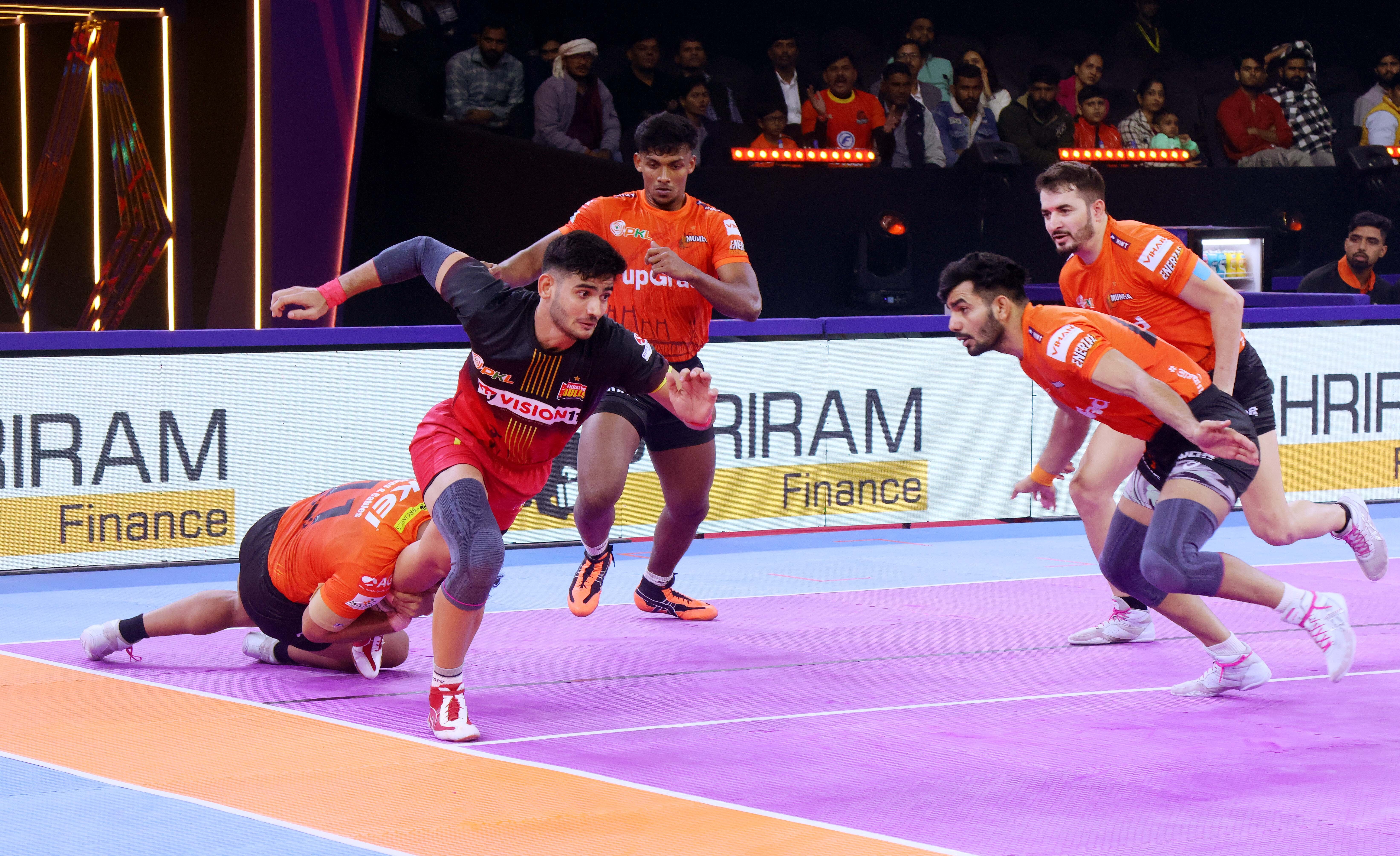 Sunil Kumar scripts history, equals the record for the most wins as captain in PKL history after U Mumba win nail-biter against Bengaluru Bulls