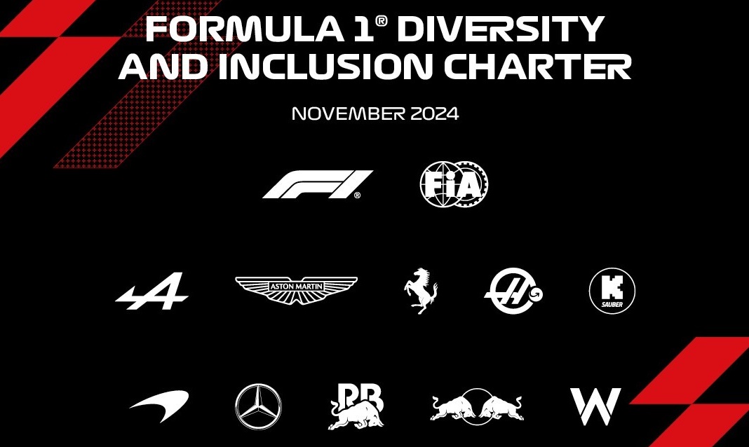 New Diversity and Inclusion charter agreed by all ten teams, Formula 1, and the FIA