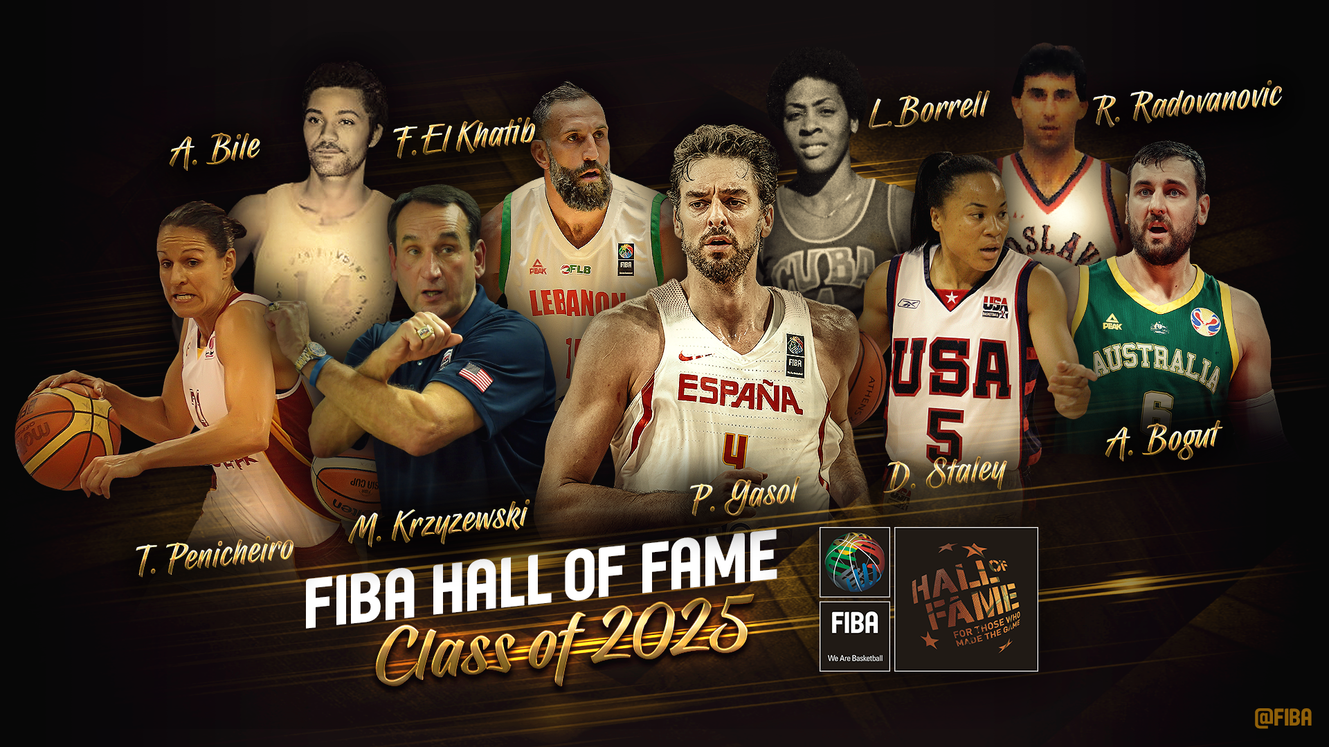 FIBA Hall of Fame Class of 2025 inductees unveiled