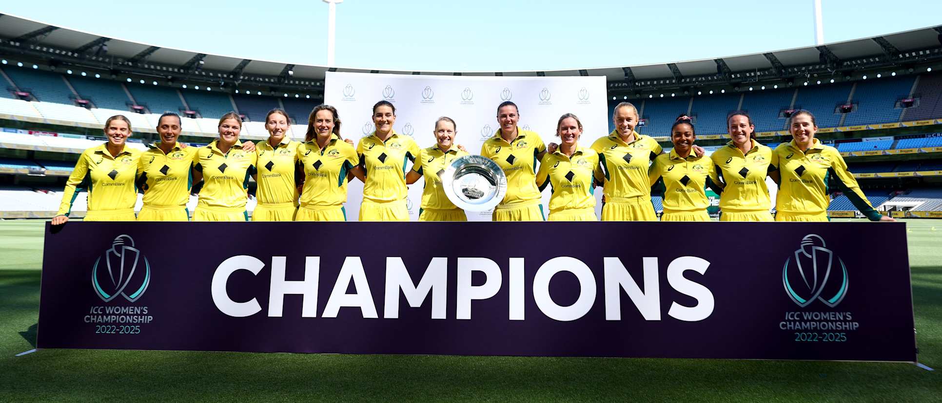 Australia presented with ICC Women’s Championship Trophy