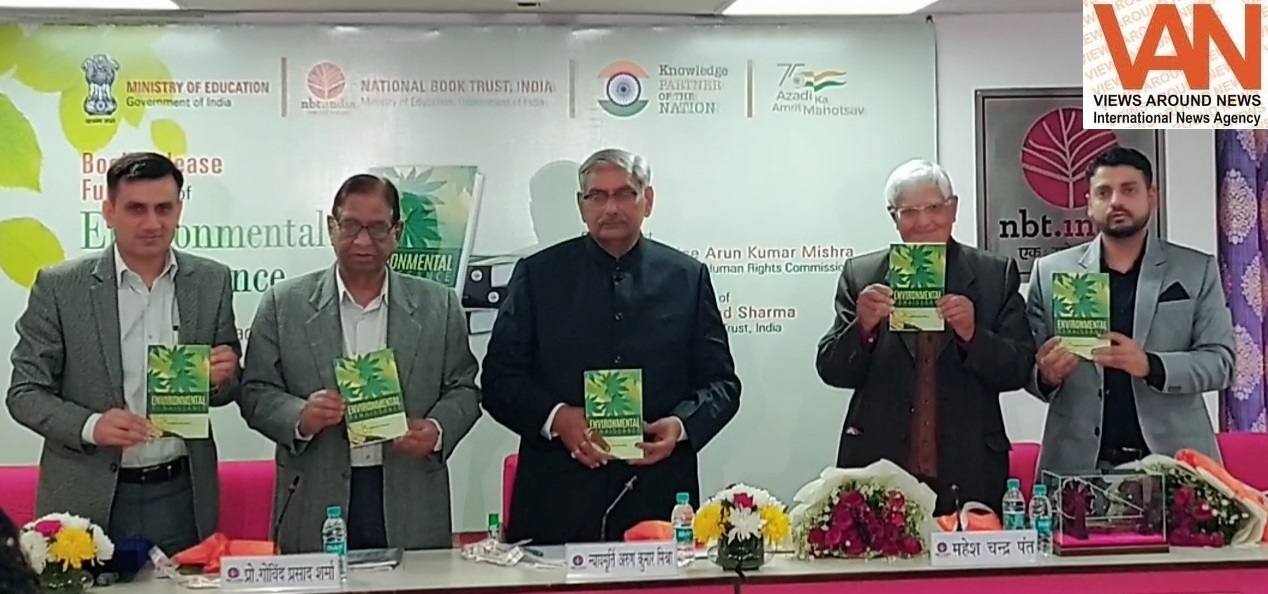 NBT launched “Environmental Renaissance” book wrote by Niranjan in the capital of India