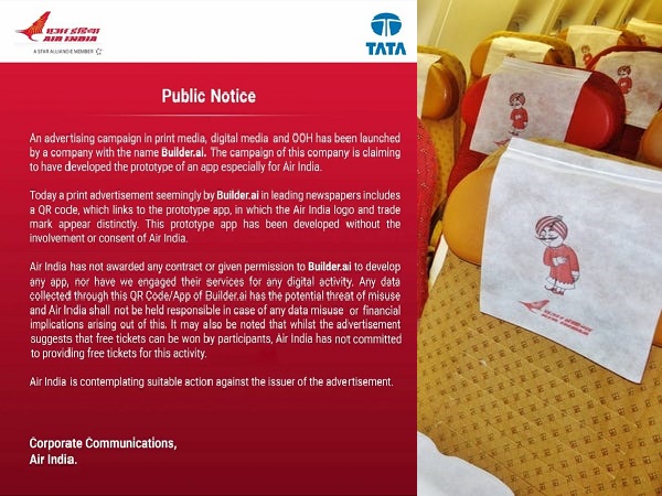 Air India Alert - If you are downloading the app to get free Air India ticket then be careful!