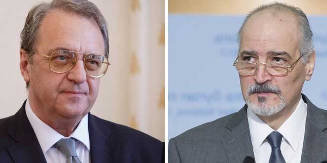 Bogdanov, al-Jaafari discuss ways to boost Syrian-Russian cooperation