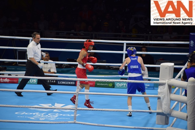 Mery Kom punches won the GOLD against Northern Ire