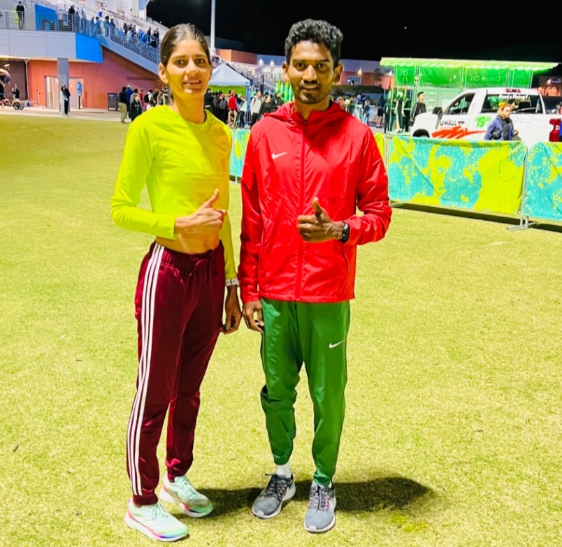 Parul Chaudhary, Avinash Sable breaks National Records at the Sound Running Track Festival in #LosAngeles