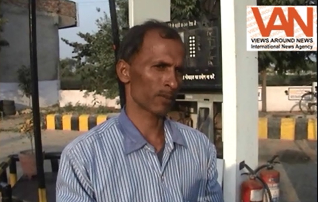 कैमरे में कैद कन्नौज पैट्रोलपम्प हादसे का प्रत्यक्