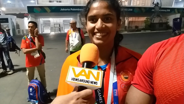Neena Varakil got Silver Medal in Long Jump for In