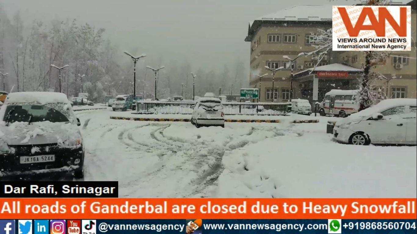 All roads are closed due to Heavy Snowfall in Gand