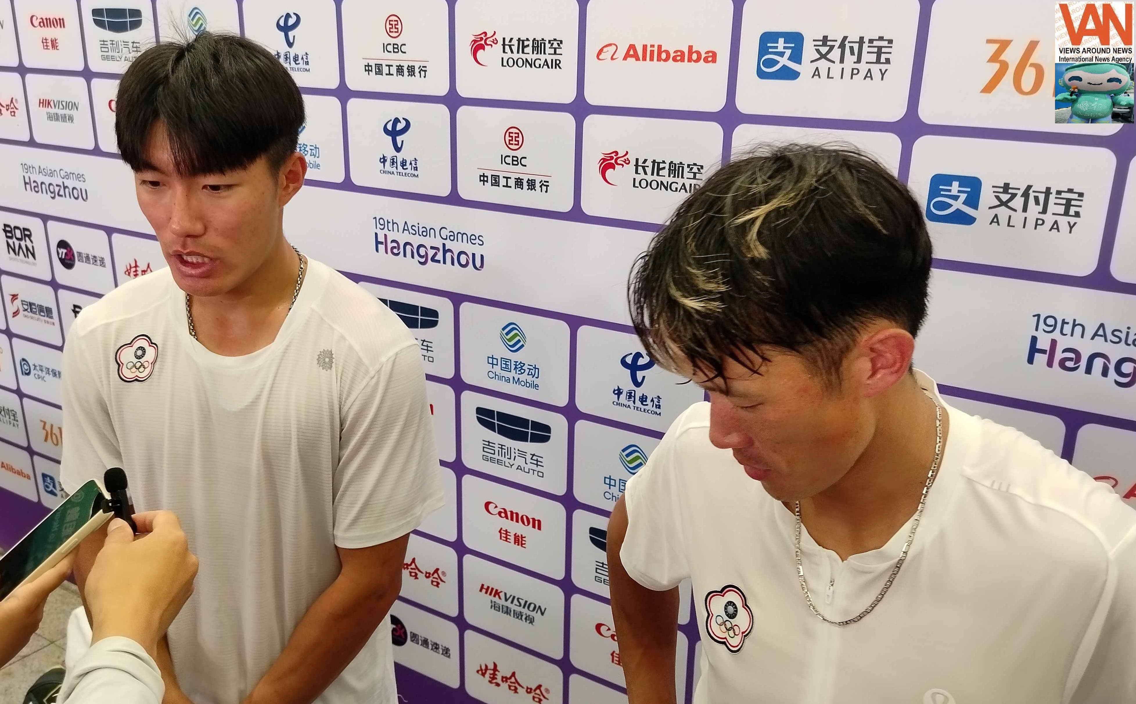 Chinese Taipei duos were happy after grabbed the m