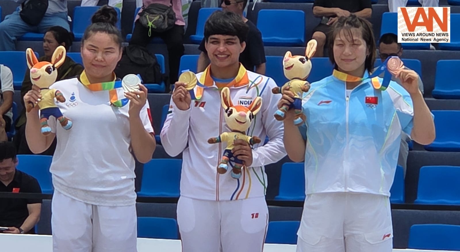 Priya won the gold medal for India in Beach Wrestling at Asian Beach Games 2026