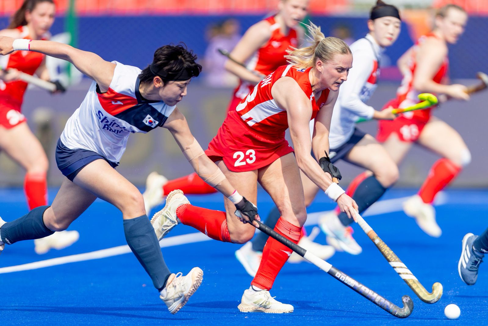 England beat Korea 3-0 in the FIH Hockey World Cup Qualifiers 2026