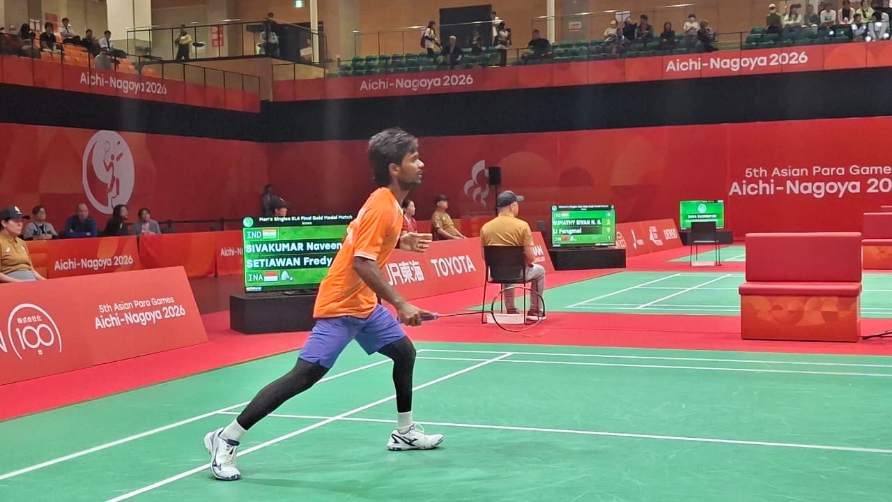 Shiva Kumar defeated Indonesia's shuttler to secure Gold for India in Asian Para Games 2026