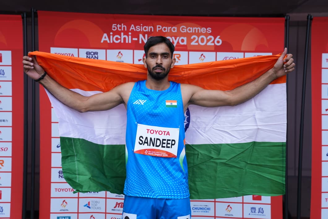 Sandeep Smashed World Record to Win Gold, Ajay Kumar Claims Bronze in Men’s 400m T64