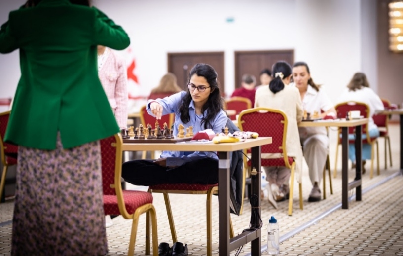 Vantika Agrawal surprises Kateryna Lagno at FIDE Women’s World Cup