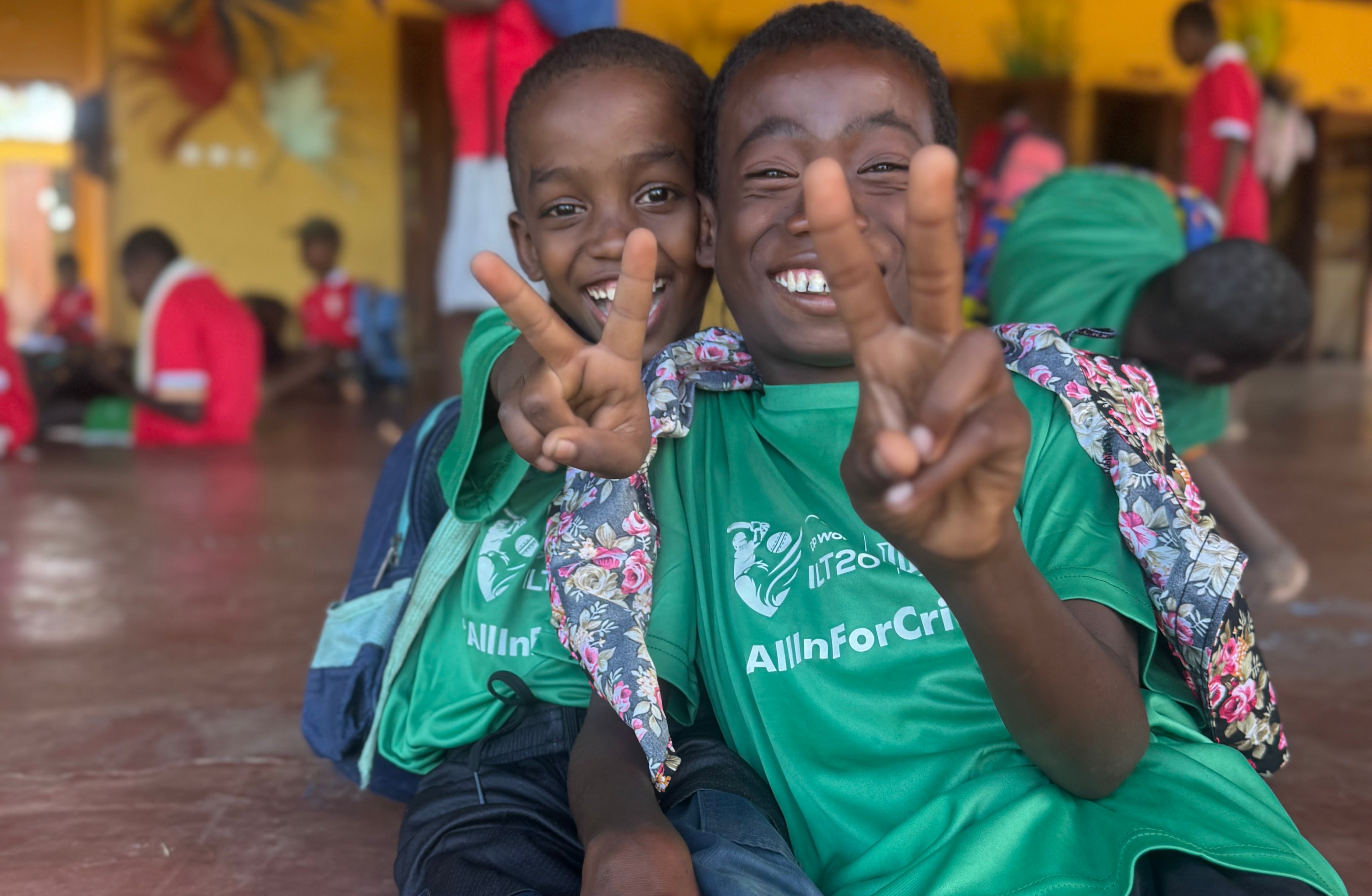 DP World ILT20 gives Season 3 merchandise a new home and purpose through Gulf for Good Partnership in Madagascar