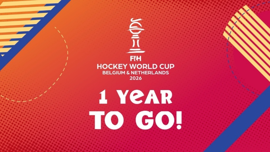 FIH Hockey World Cup Belgium & Netherlands 2026 - One Year to Go! 