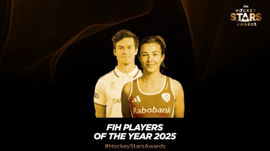 Xan de Waard (NED) and Tom Boon (BEL) named FIH Players of the Year