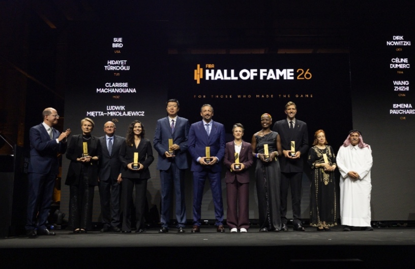 Eight legendary figures officially enshrined into the FIBA Hall of Fame Class of 2026