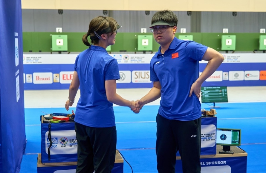 China edges India in dramatic 10m Air Pistol Mixed Team final to close Munich World Cup