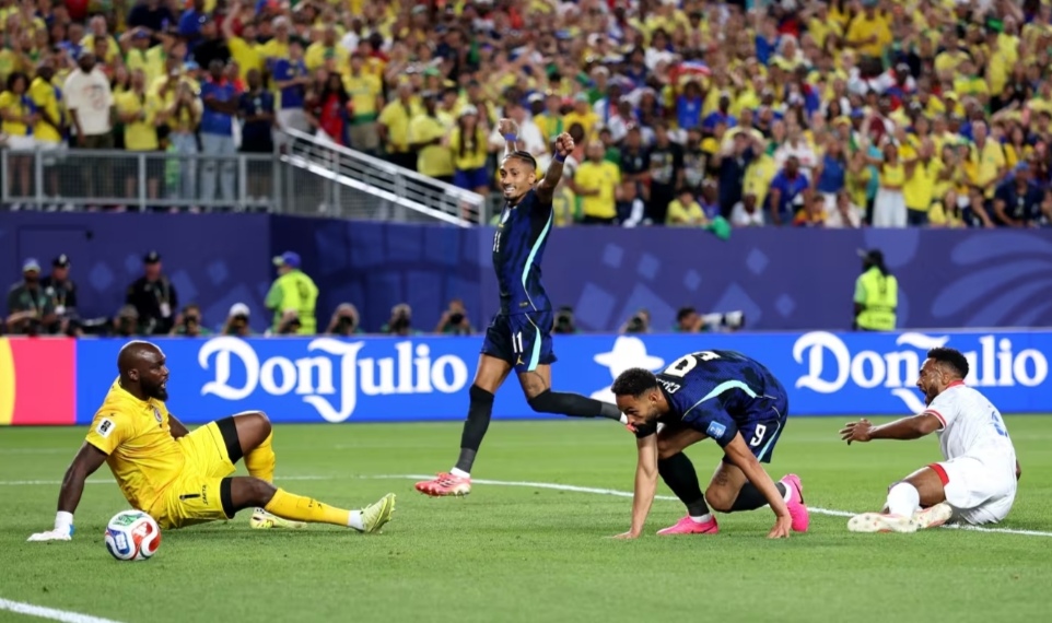 Manchester United forward scored a brace and Vinicius Jr added a third to set up a crucial showdown with Scotland in Miami