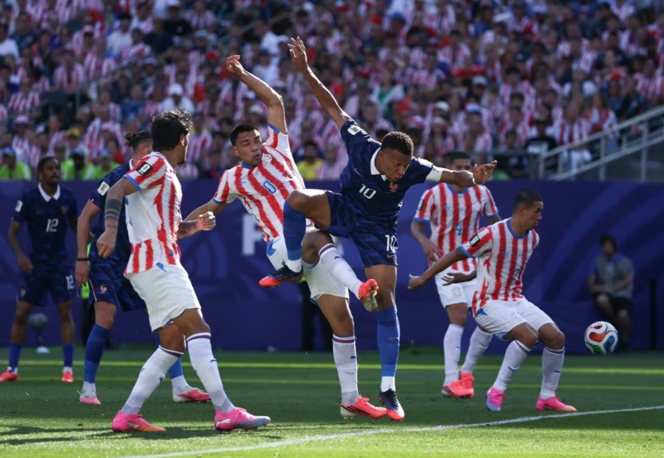 Mbappe's purple patch continued as France ground out a hard-fought victory over Paraguay
