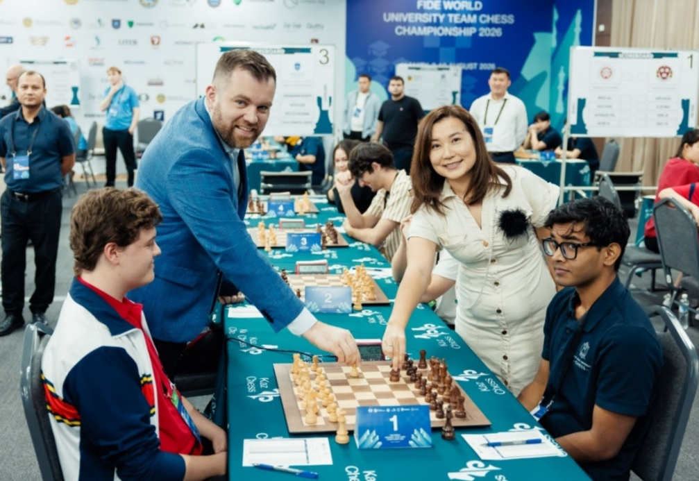 Day Two Brings High-Level Competition and Inspiring Stories to the FIDE World University Team Championship Finals