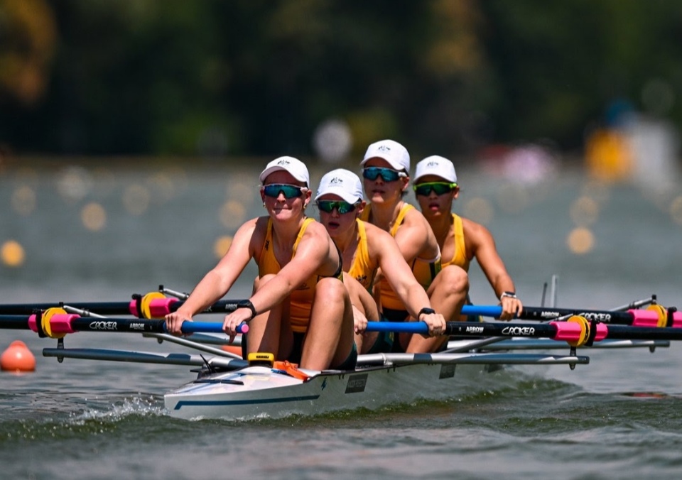 Two of three crews of Australian team making the Semi-Finals after placing second in their heats