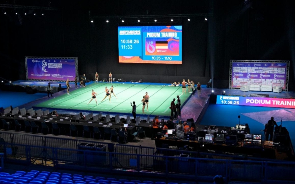 254 of the world’s best Acrobatic Gymnasts will compete in Pesaro from 24–27 September