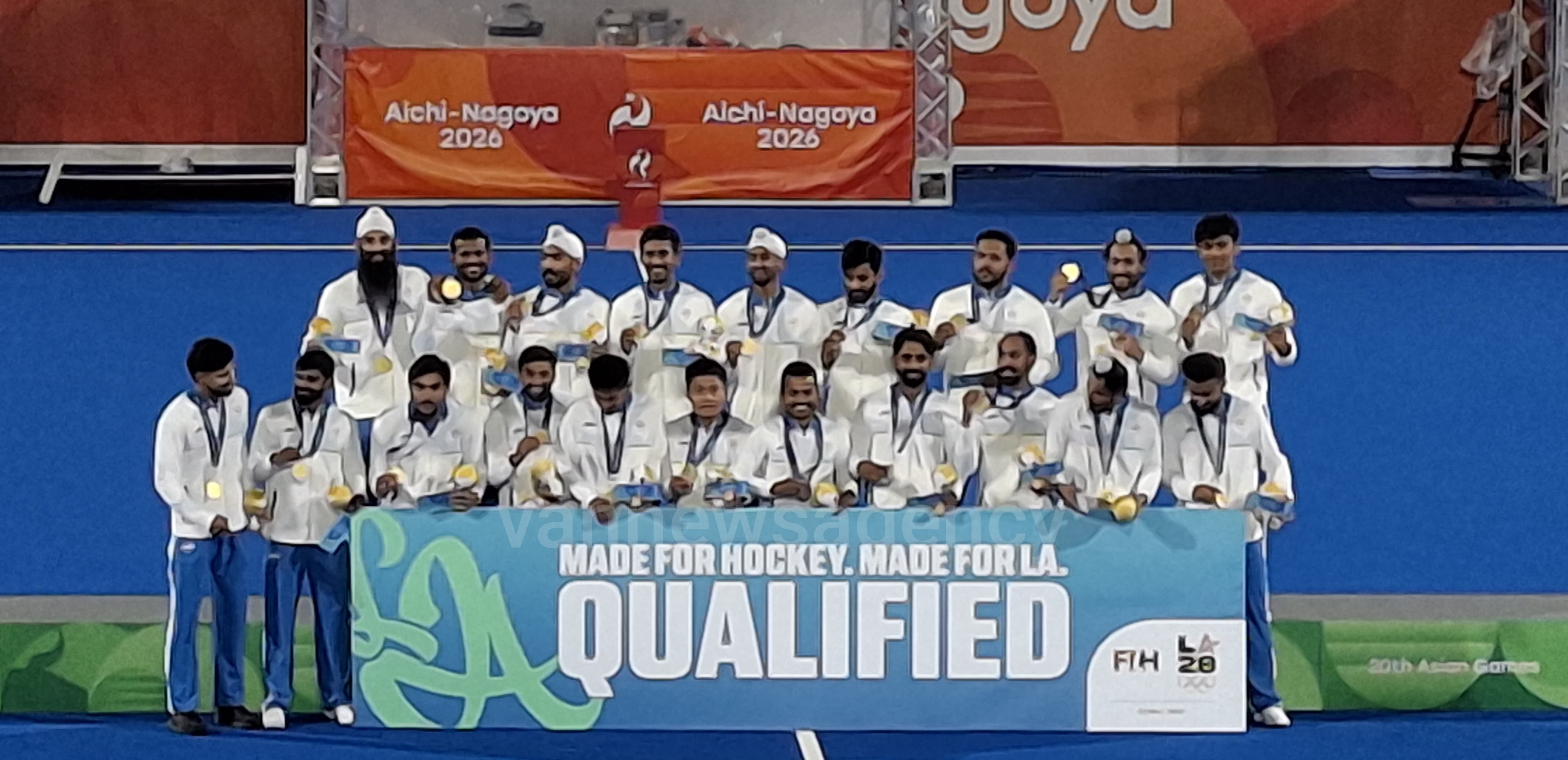 India won the Gold Medal in men's hockey and direct qualified for LA28 Olympics