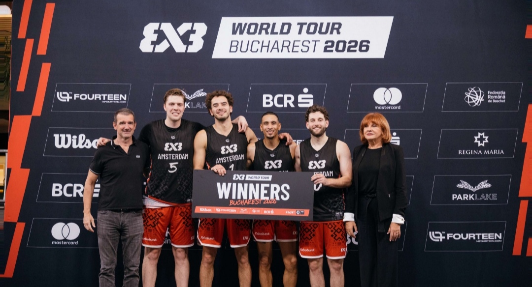 Amsterdam RABOBANK go back-to-back at FIBA 3x3 World Tour Bucharest 2026