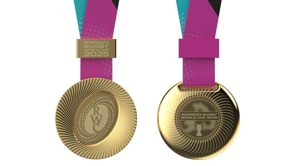 Women’s Rugby World Cup 2025 medals unveiled as teams arrive in England to make history