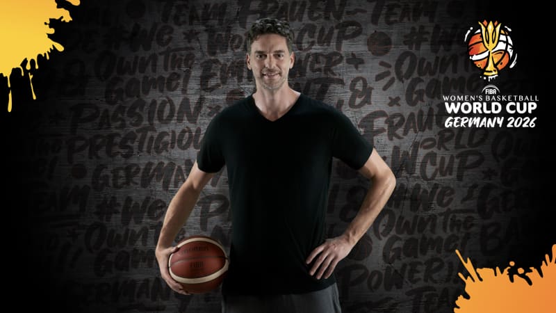 Spain legend Pau Gasol named Global Ambassador for FIBA Women's Basketball World Cup 2026