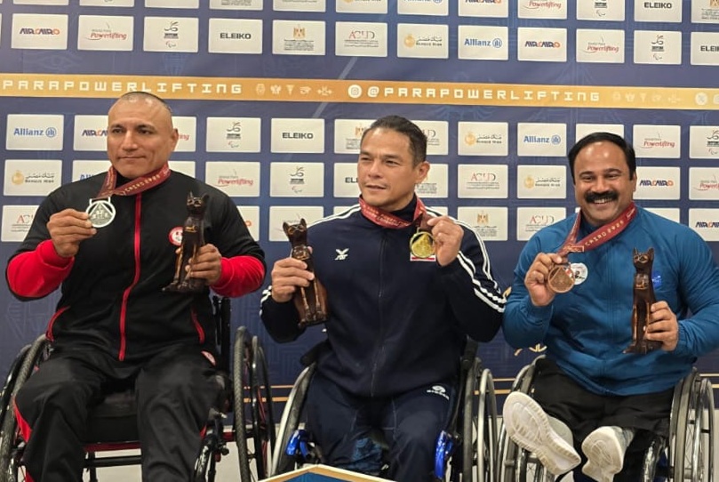 Mathew Creates History with Bronze at Para Powerlifting World Championships 2025