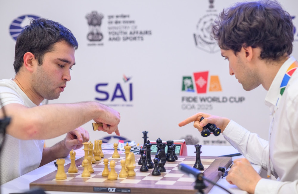 Tight starts in quarterfinals as only Yakubboev strikes in FIDE World Cup 2025 Goa