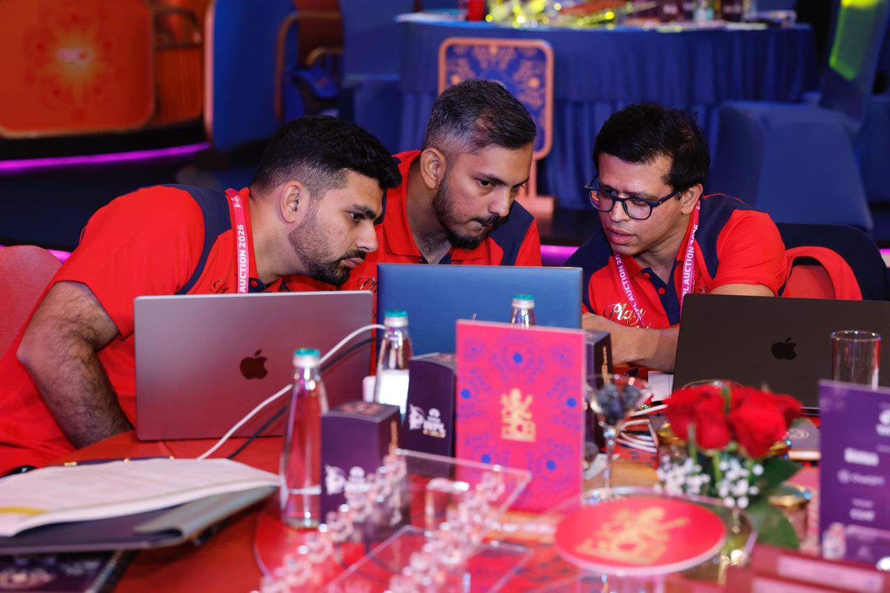 RCB conclude successful outing at the TATA WPL Auction 2026